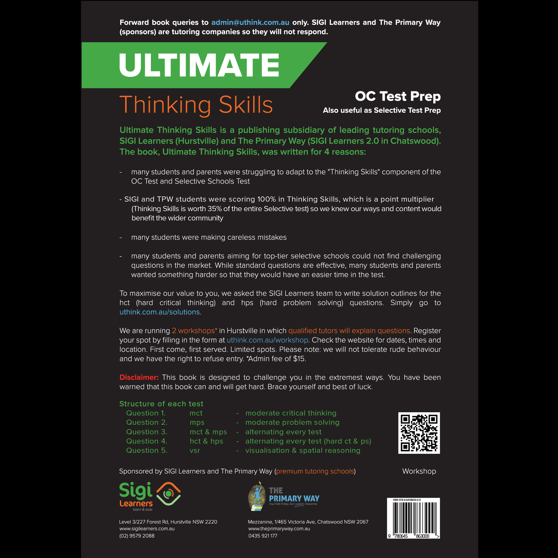 Thinking Skills OC Test